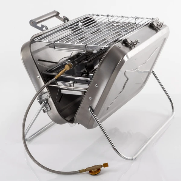 Holiday Travel Koffergasgrill Aus Edelstahl 2 Holiday Travel Koffergasgrill Aus Edelstahl – Bild 2