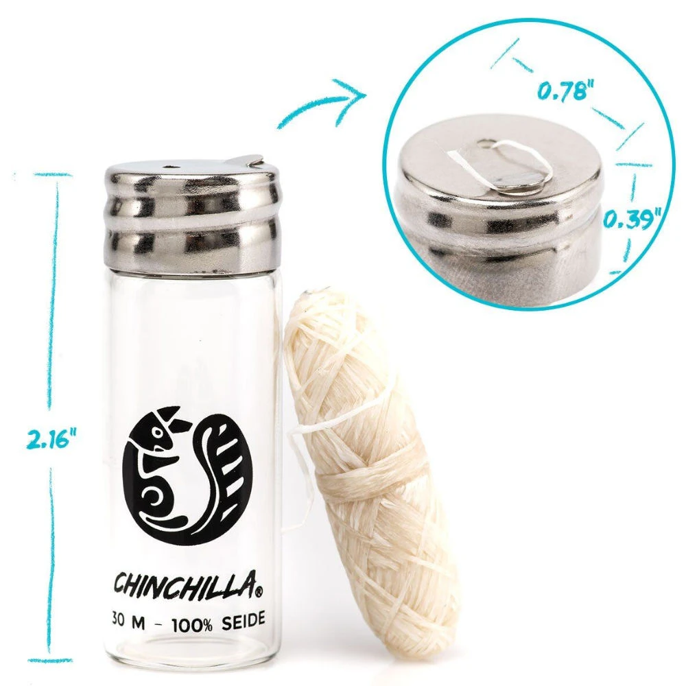 Chinchilla Zahnseide Vegan 2 Chinchilla Zahnseide Vegan – Bild 2