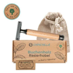 Chinchilla Rasierhobel Buchenholz