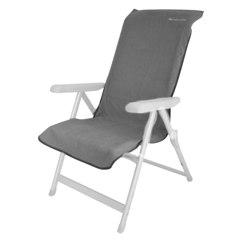 Frankana Frottee Stuhlauflage Grau 1 Frankana Frottee Stuhlauflage Grau