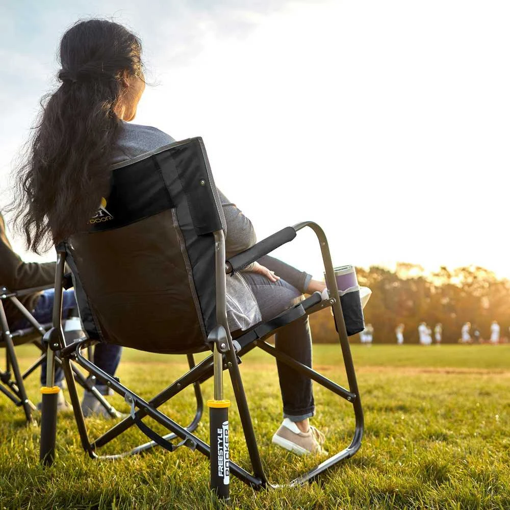 GCI Outdoor Schaukelstuhl Freestyle Rocker Blau 2 GCI Outdoor Schaukelstuhl Freestyle Rocker Blau – Bild 2