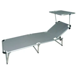 Alu-Dreibeinliege Mit Sonnendach