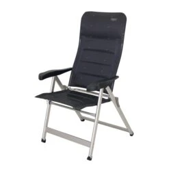 Crespo Klappsessel DELUXE Anthrazit, Gepolstert