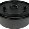 Valhal Outdoor Feuertopf Dutch Oven Gusseisen, Flacher Boden, 6,1 L